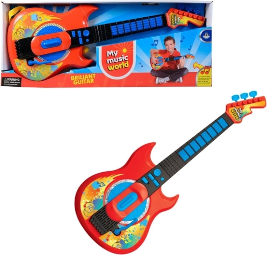 Dziecięca rockowa gitara elektryczna na baterie