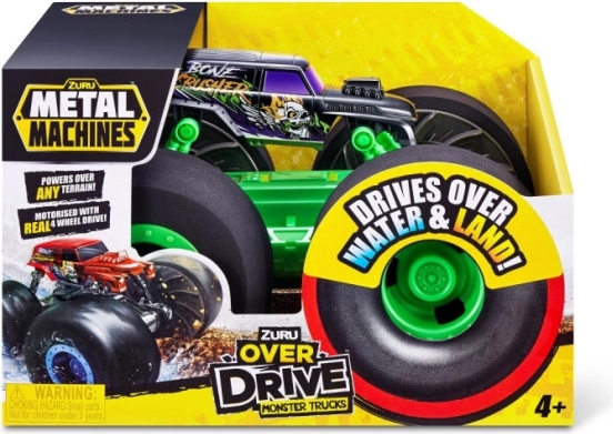 RC monster truck ZURU Metal Machines Over Drive amfibia