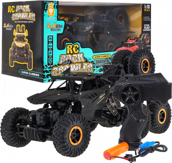 Crawler Rock pro dzieci 6+ Zdalnie sterowany napęd 1:10 6x6 + zapasowe koła
