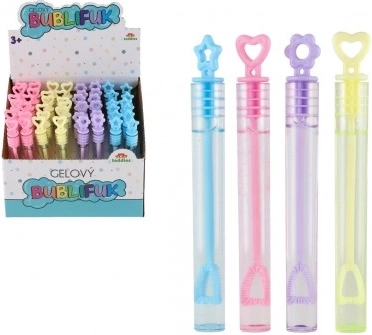 Bańki mydlane z żelowym wkładem 10,5 cm, 4 kolory