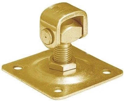 Regulowany zawias do przykręcania M20 × 100 mm, żółto ocynkowany