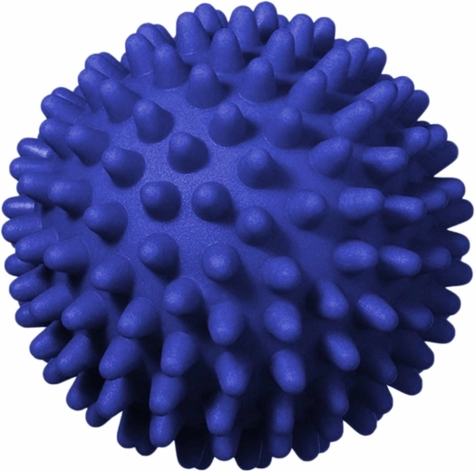Kuleczka do masażu z wypustkami 8,5 cm niebieska
