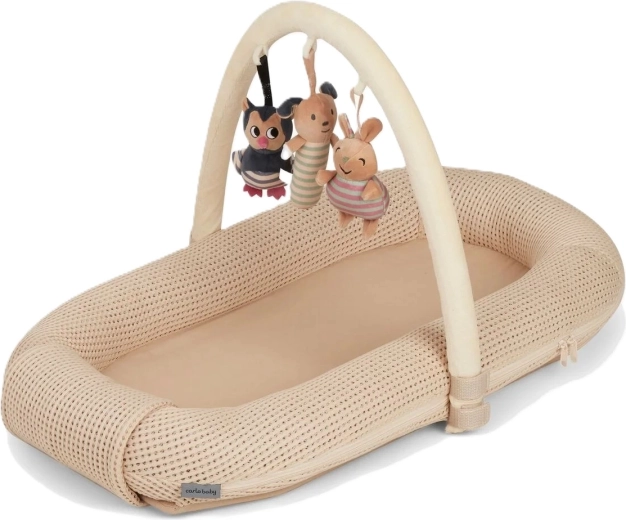 Carlo Baby gniazdko z pałąkiem beige