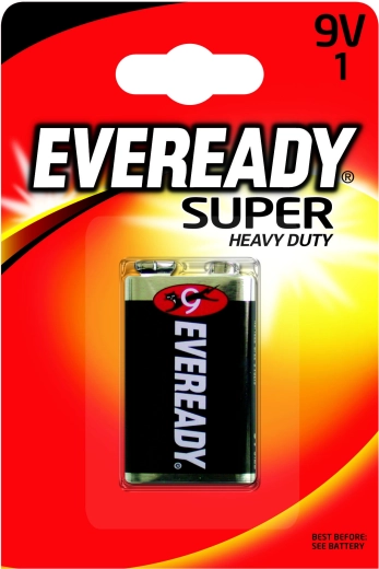 Energizer Eveready Super Heavy Duty 9V bateria cynkowo-chlorkowa 6F22