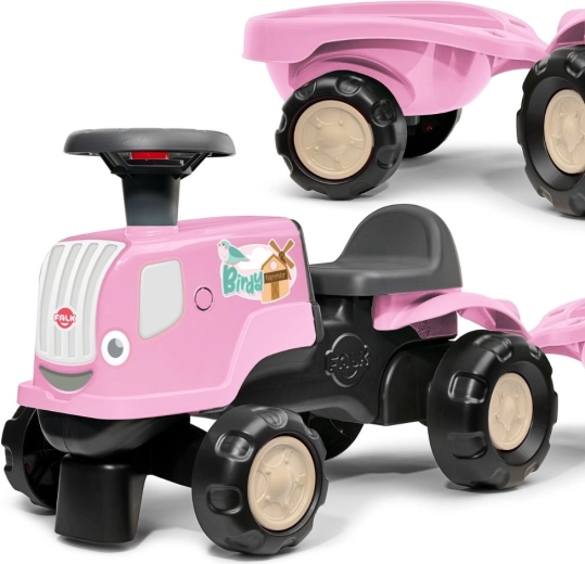 Jeździk traktor z przyczepą FALK Birdy Farm dla dzieci 1–3 lata