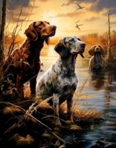 Diamentowe malowanie Mokradła 30 × 40 cm