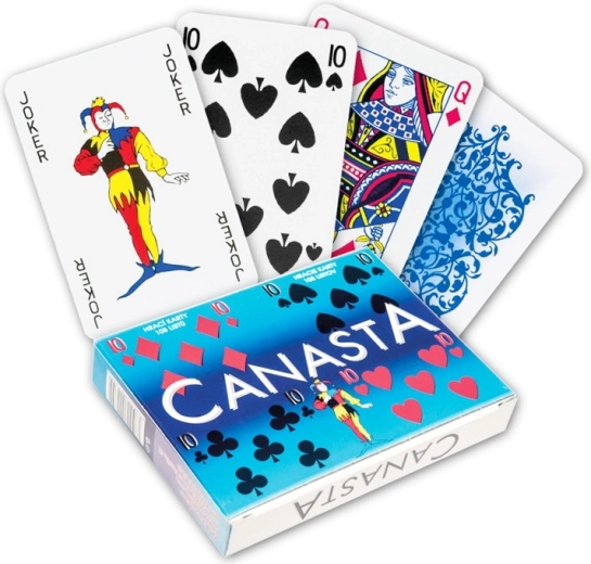Karty do gry Canasta w papierowym pudełku