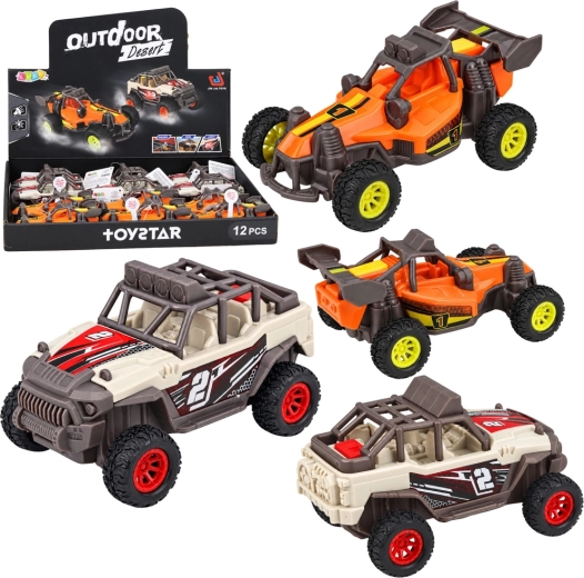 Terenowy buggy ze światłami i dźwiękami, 14 cm - 1 sztuka