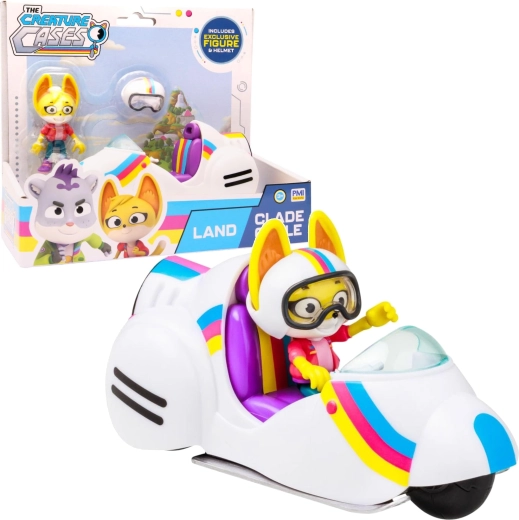 Zwierzęce zagadki: figurka Kit Casey i motocykl terenowy The Creature Cases - 1 szt.