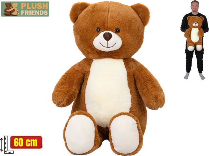 Pluszowy miś siedzący 60 cm Plush Friends