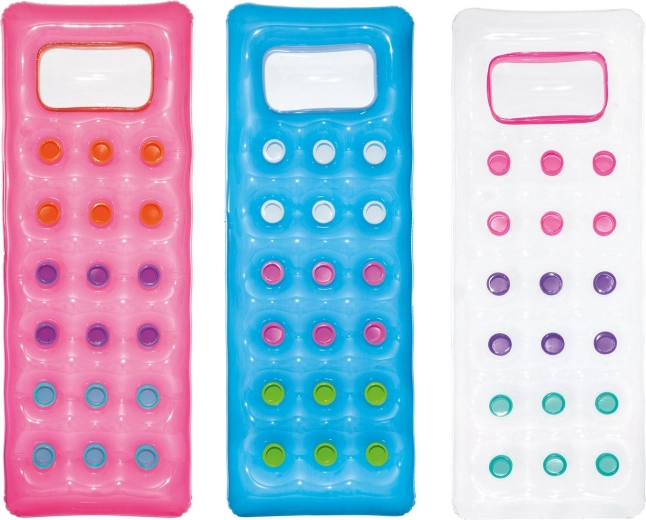 Materac dmuchany z okienkiem 188 × 71 cm przezroczysty