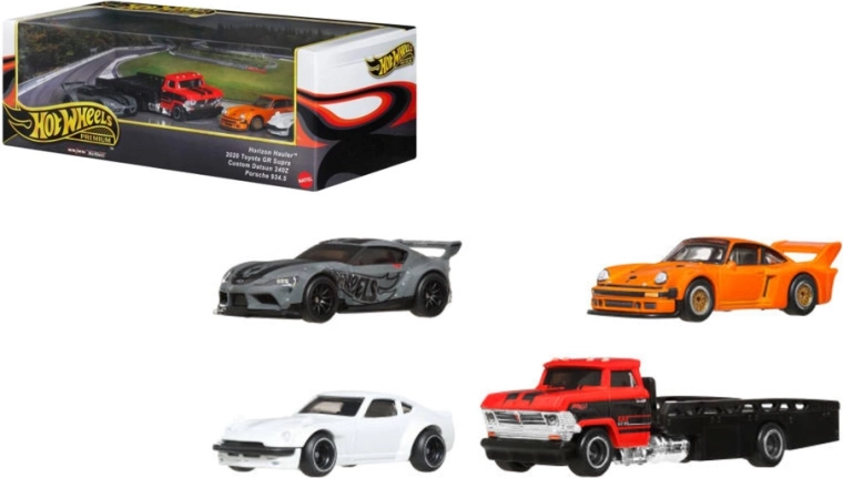 Hot Wheels Premium Collector – zestaw 4 autek