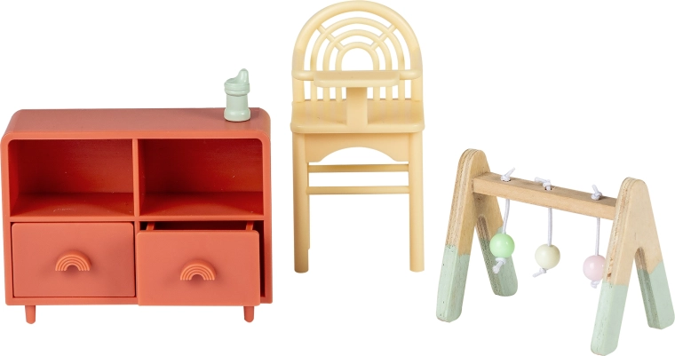 Lundby zestaw mebli do pokoju dziecięcego do domku dla lalek