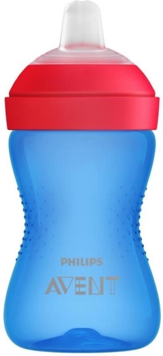 Philips Avent kubek Grippy z miękkim ustnikiem 300 ml niebieski