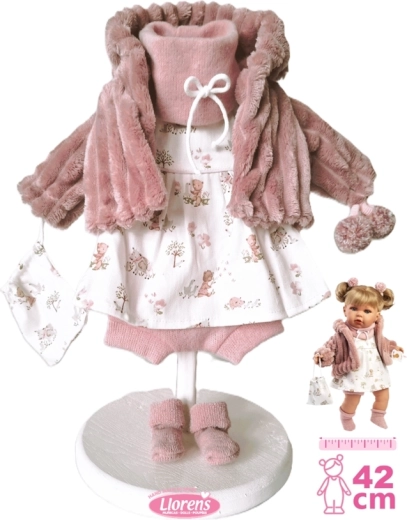 Llorens ubranka dla lalki 42 cm z zestawem akcesoriów