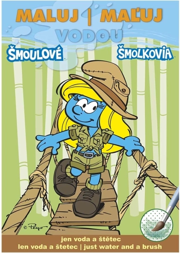 Kolorowanka Maluj wodą Smerfy – dżungla (A5)