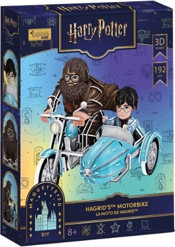 CubicFun puzzle 3D Harry Potter – motocykl Hagrida