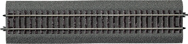 ROCO LINE prosty tor G1 z podsypką H0