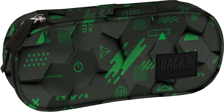 Szkolny piórnik typu etui BackUP gaming geometria - 1 sztuka