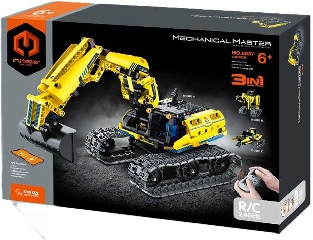 IM.Master RC robo-koparka 3 w 1 – zestaw konstrukcyjny 430 elementów