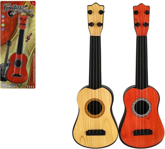 Gitara dziecięca z czterema strunami 32 cm - 1 sztuka