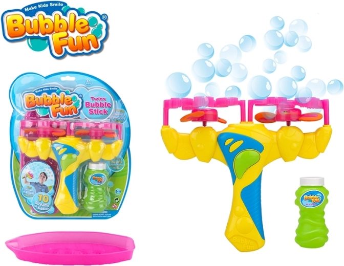 Bubble Fun bąbelkowy Double Twinjet z płynem 118 ml