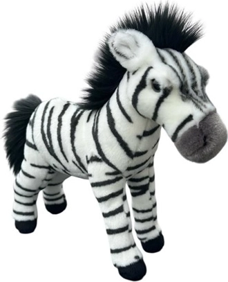 Pluszowa zebra stojąca 30 cm