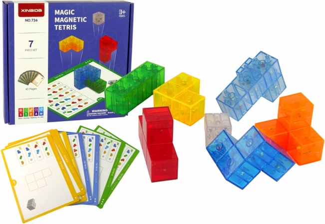 Magiczna magnetyczna kostka 7 elementów