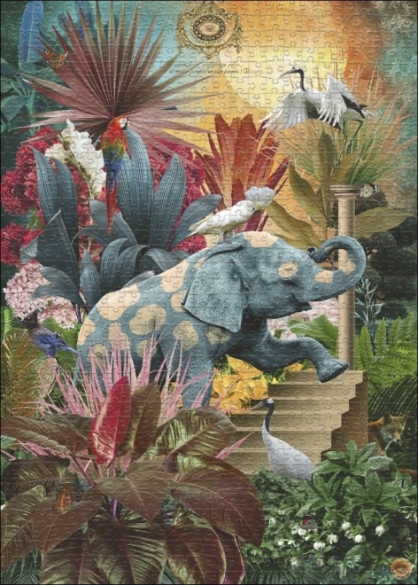 Puzzle HEYE Fauna Fantasies: Słoniowe fantazje 1000 elementów