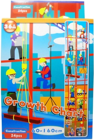 piankowe puzzle z miarką wzrostu – plac budowy