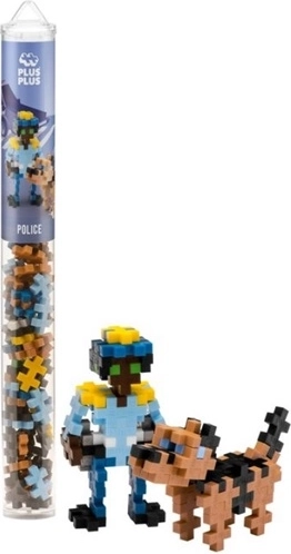 Plus-Plus tuba z policjantem, 100 elementów