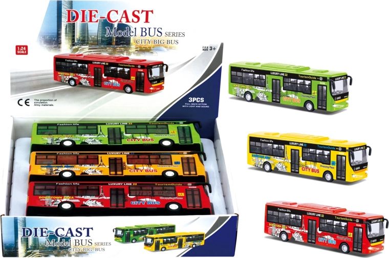 Autobus 1:23 – zabawka dla dzieci, 3 warianty