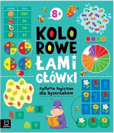 Kolorowe łamigłówki: zadania logiczne dla bystrych dzieci 8+