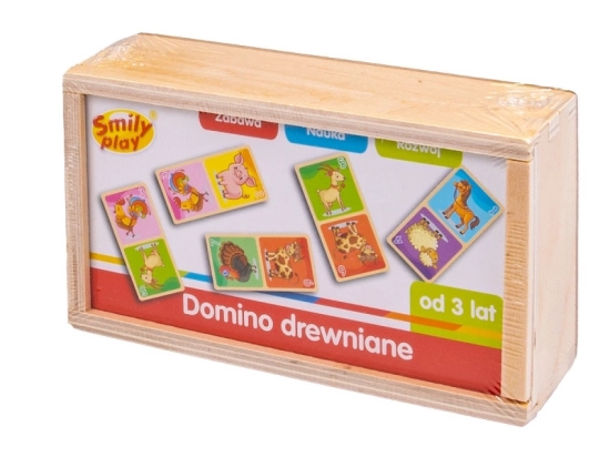 Drewniane domino Gra Farma