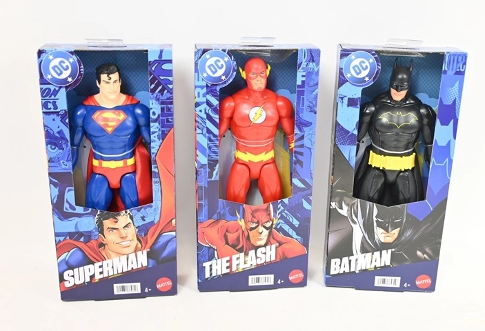DC figurka akcji 29 cm Batman / Superman / Flash