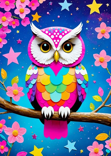Enjoy puzzle Gwiezdna sowa 1000 elementów
