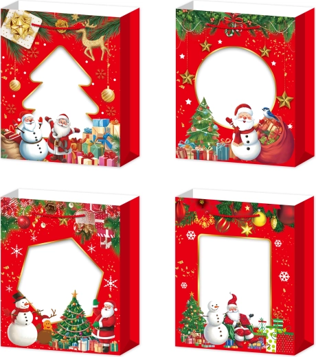 Torebka prezentowa L – motyw świąteczny