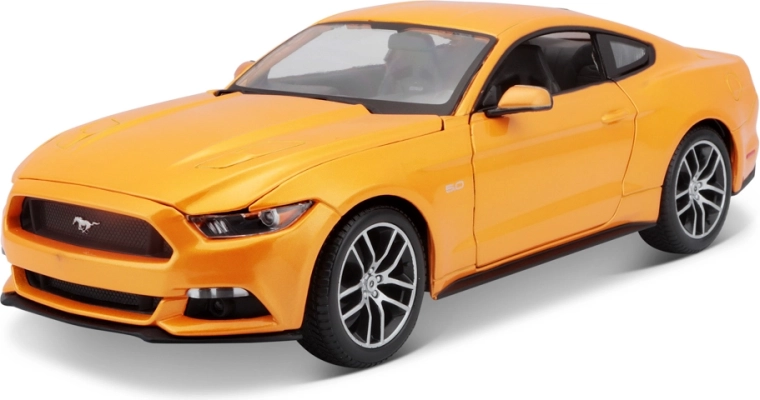 Maisto Ford Mustang GT 2015 metalowy model pomarańczowy 1:18