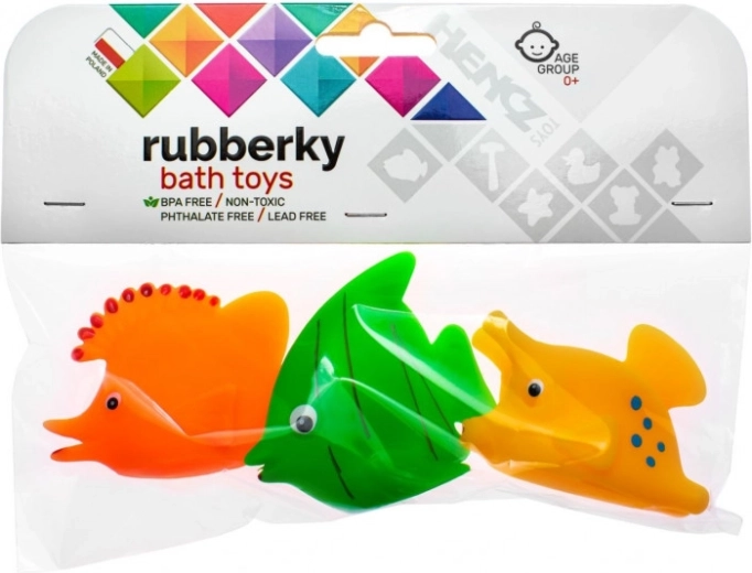 Gumowe zabawki do kąpieli