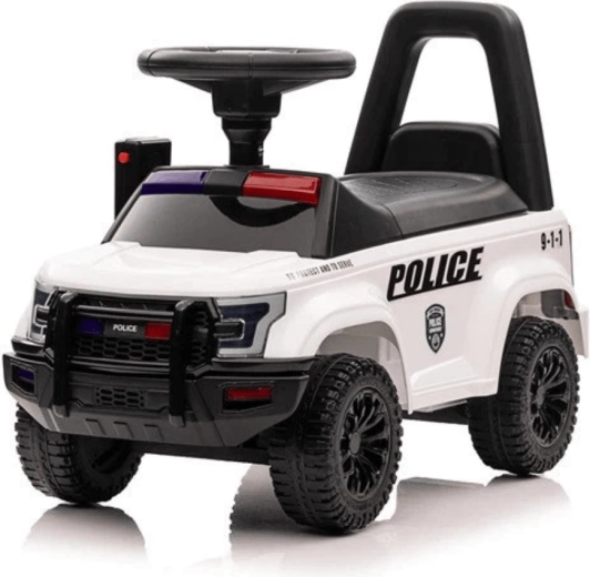 Dziecięcy elektryczny samochodzik Qileshi, biały