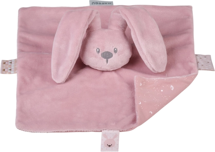 Nattou przytulanka mini Lapidou Glow gwiazda w kolorze pudrowego różu 28 cm