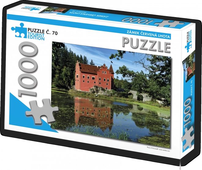 Puzzle Zamek Červená Lhota 1000 elementów Edycja turystyczna