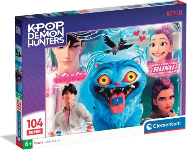 Puzzle Clementoni Super K‑Pop Demon Hunters 104 elementy