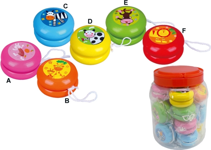 Drewniane jojo BABU – różne motywy