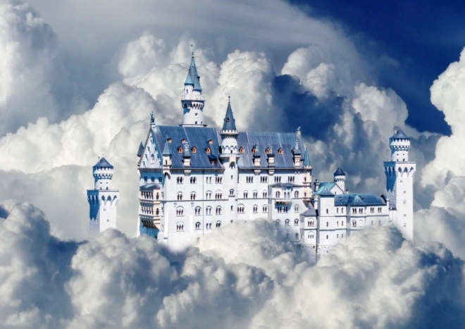Bluebird puzzle Zamek Neuschwanstein w chmurach, 500 elementów