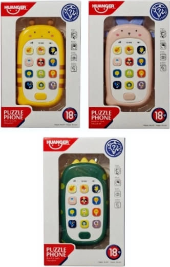 Dziecięcy telefon do zabawy dla maluchów - 1 szt.