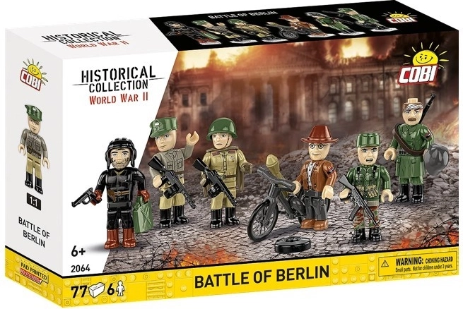 Klocki konstrukcyjne COBI Bitwa o Berlin (77 elementów, 6 figurek)