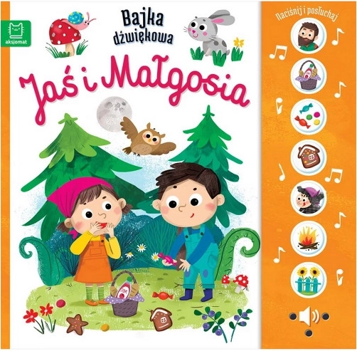 Bajka z modułem dźwiękowym Jaś i Małgosia – naciśnij i słuchaj