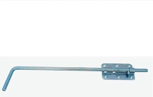 Długa zasuwka drzwiowa 400 mm, ocynk