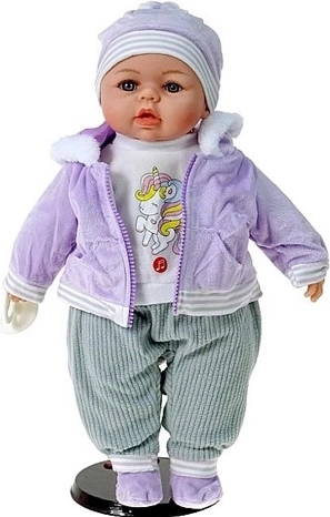 Lalka bobas z czeskim dźwiękiem 45 cm